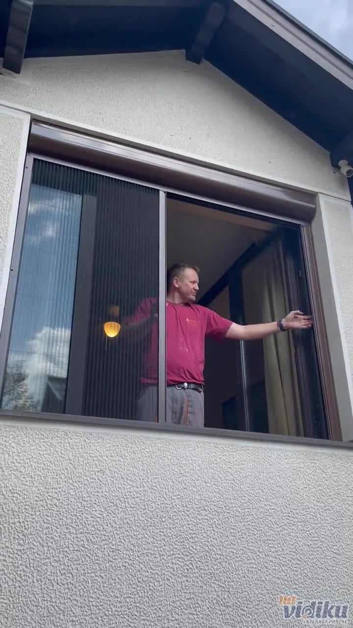 Plise komarnik dvodelni